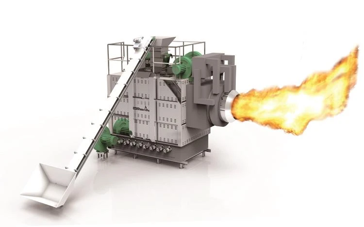 quemador de gasificación de biomasa biomass gasification burner